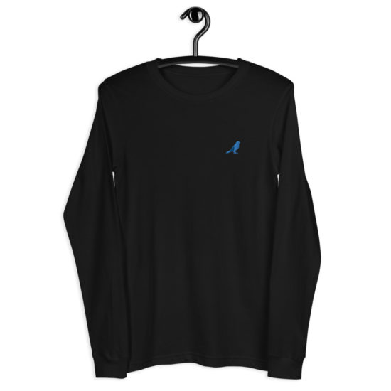 Blue Bird Embroidered Long Sleeve