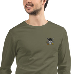Zoro Jolly Roger Embroidered Long Sleeve
