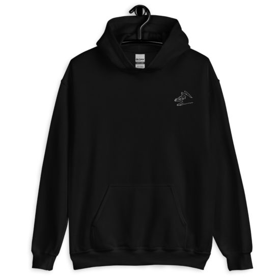 Divine Dogs Embroidered Hoodie