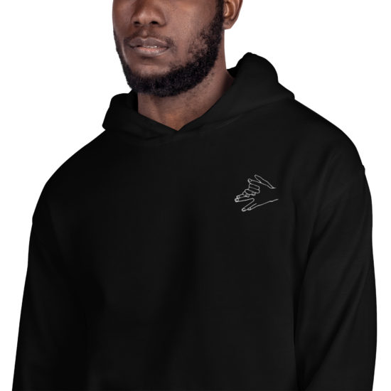 Divine Dogs Embroidered Hoodie