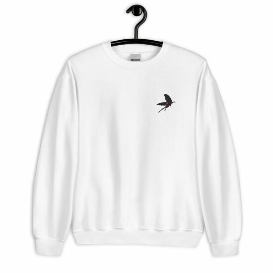 Hell Butterfly Embroidered Crewneck