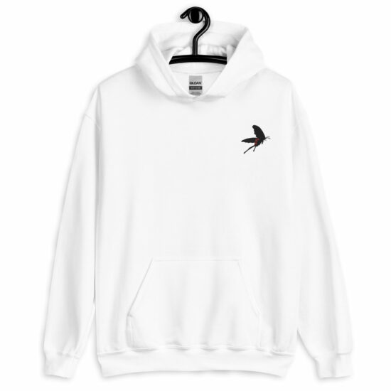 Hell Butterfly Embroidered Hoodie