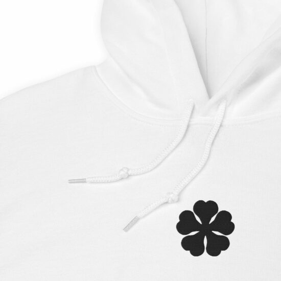 5 Leaf Clover Embroidered Hoodie